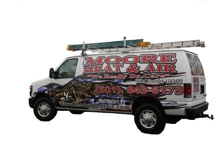 service van to repair a/c and heat